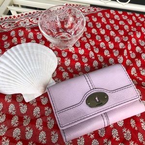 FOSSIL flap wallet (never used!!)